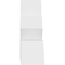 Ekena Millwork Saratoga Architectural Grade PVC Gable Bracket, 60"W x 17 1/2"H x 6"D x 6"F, 7/12 Pitch GBP060X18X0606SAR00 - alternate 5